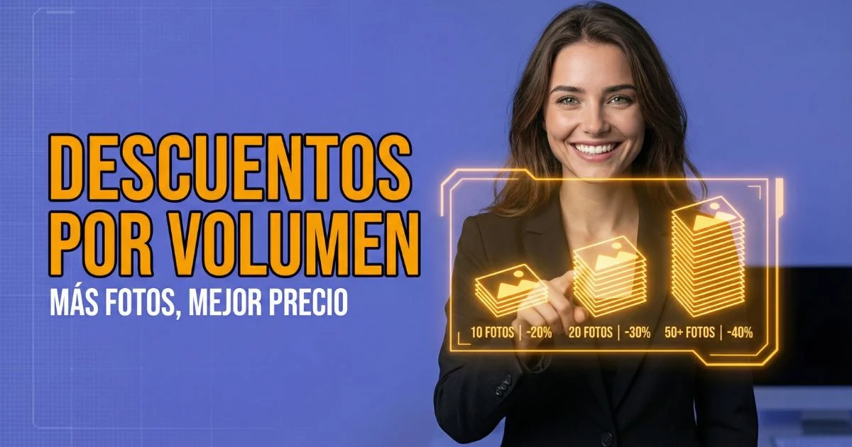 Nuevo: descuentos por volumen en fotos extra