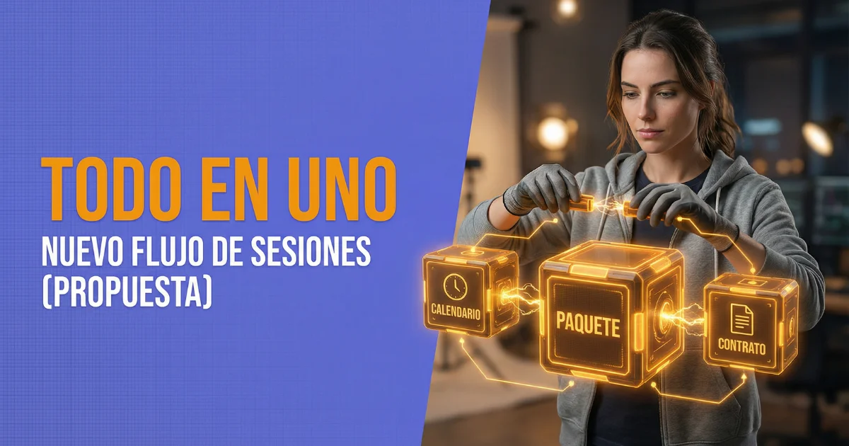 Tipos de sesión: todo en un solo sitio